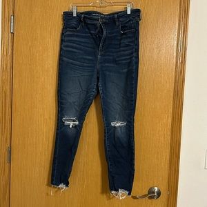 AE Hi-Rise Skinny Jeans Size 16 Short